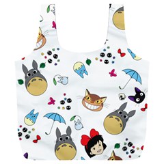 My Neighbor Totoro Cartoon Full Print Recycle Bag (xxl) by danenraven