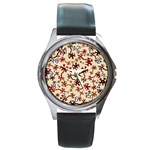 Neuron Nerve Cell Neurology Round Metal Watch Front