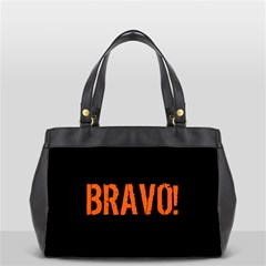 Bravo! Italian Saying Oversize Office Handbag (2 Sides) by ConteMonfrey