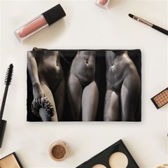 Three Graces Sculpture Detail Cosmetic Bag (medium) by dflcprintsclothing