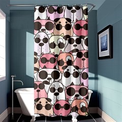 Cute-dog-seamless-pattern-background Shower Curtain 36  X 72  (stall)  by Jancukart