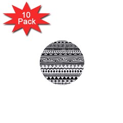 Boho-style-pattern 1  Mini Buttons (10 Pack)  by Jancukart