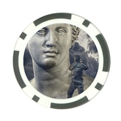 Men Taking Photos Of Greek Goddess Poker Chip Card Guard (10 Pack) by dflcprintsclothing