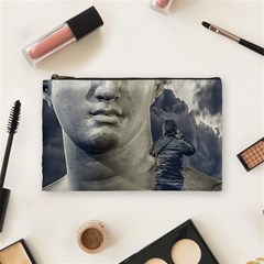 Men Taking Photos Of Greek Goddess Cosmetic Bag (medium) by dflcprintsclothing