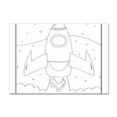 Starship Doodle - Space Elements Sticker A4 (10 Pack) by ConteMonfrey