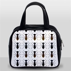 Ants Insect Pattern Cartoon Ant Animal Classic Handbag (two Sides) by Ravend