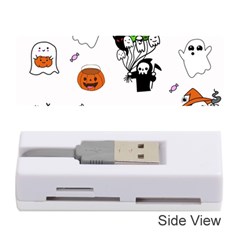 Halloween Jack O Lantern Vector Memory Card Reader (stick) by Ravend