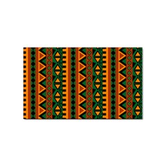 African Pattern Texture Sticker (rectangular) by Ravend