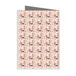 Orange Pattern Mini Greeting Card Right