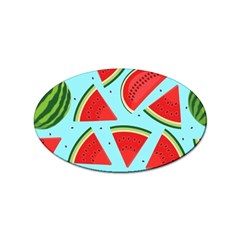 Blue Watermelon Sticker (oval) by ConteMonfrey