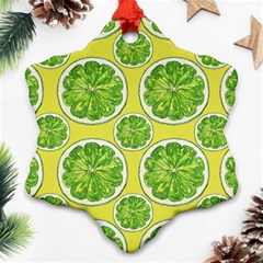 Lemon Cut Snowflake Ornament (two Sides) by ConteMonfrey