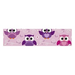 Seamless Cute Colourfull Owl Kids Pattern Banner And Sign 4  X 1  by Wegoenart