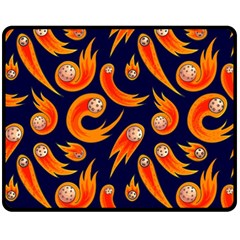 Space Patterns Pattern Fleece Blanket (medium)  by Wegoenart