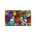 Graffiti Characters Seamless Pattern Sticker (Rectangular) Front