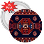 Armenian Carpet 3  Buttons (10 pack)  Front