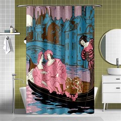 Gondola Ride   Shower Curtain 48  X 72  (small)  by ConteMonfrey