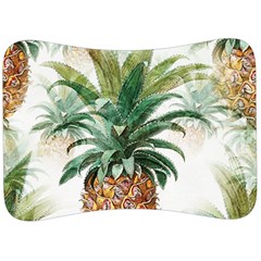 Pineapple Pattern Background Seamless Vintage Velour Seat Head Rest Cushion by Wegoenart