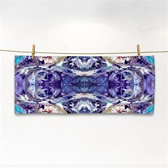 Amethyst Repeats Hand Towel by kaleidomarblingart