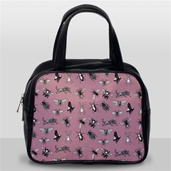 Insects Pattern Classic Handbag (one Side) by Valentinaart