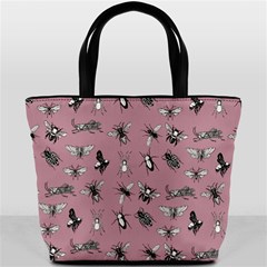 Insects Pattern Bucket Bag by Valentinaart