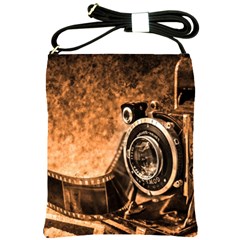 Camera Film Vintage Film Camera Old Old Camera Shoulder Sling Bag by danenraven