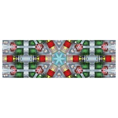 Geometric Symmetrical Symmetry Data Futuristic Banner And Sign 9  X 3  by Ravend