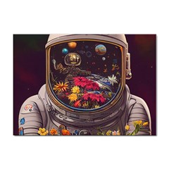 Astronaut Universe Planting Flowers Cosmos Jpg Sticker A4 (100 Pack) by Pakemis