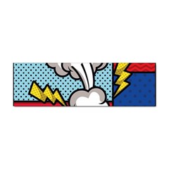 Rays Smoke Pop Art Style Vector Illustration Sticker (bumper) by Pakemis