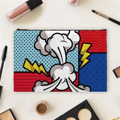 Rays Smoke Pop Art Style Vector Illustration Cosmetic Bag (large) by Pakemis