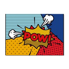 Pow Word Pop Art Style Expression Vector Sticker A4 (100 Pack) by Pakemis