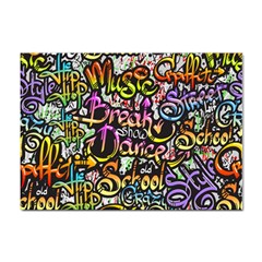 Graffiti Word Seamless Pattern Sticker A4 (10 Pack) by Pakemis