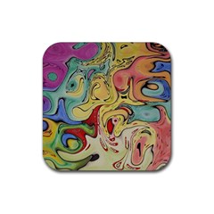 Abstract Art Rubber Coaster (square) by gasi