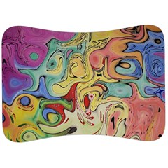 Abstract Art Velour Seat Head Rest Cushion by gasi