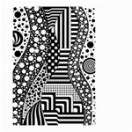 Black and white Small Garden Flag (Two Sides) Front