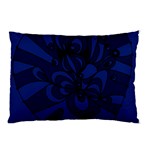 Blue 3 Zendoodle Pillow Case (Two Sides) Back