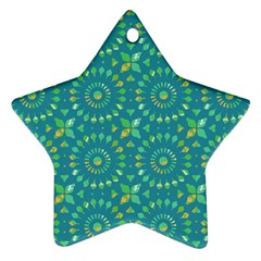 Kaleidoscope Jericho Jade Ornament (star) by Mazipoodles