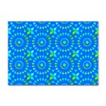 Kaleidoscope Blue Sticker A4 (10 pack) Front