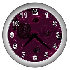 Fish 701 Wall Clock (silver) by Mazipoodles