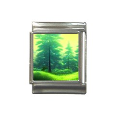 Anime Forrest Nature Fantasy Sunset Trees Woods Italian Charm (13mm) by Uceng