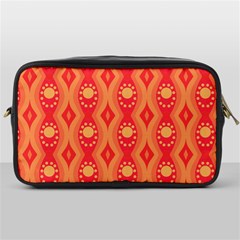 Background Pattern Texture Design Wallpaper Toiletries Bag (one Side) by Uceng