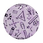 Science Research Curious Search Inspect Scientific Round Ornament (Two Sides) Back