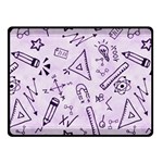 Science Research Curious Search Inspect Scientific Double Sided Fleece Blanket (Small) 45 x34  Blanket Front