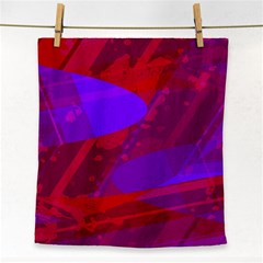 Background Pattern Purple Texture Design Wallpaper Face Towel by Uceng