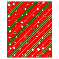 Christmas Paper Star Texture Drawstring Bag (small) by Uceng