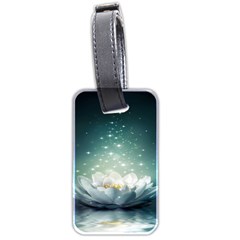 Sparkle Lotus Luggage Tag (two Sides) by Sparkle