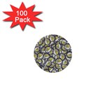 Gong Instrument Motif Pattern 1  Mini Buttons (100 pack)  Front