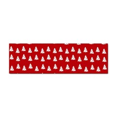 White Christmas Tree Red Sticker Bumper (100 Pack) by TetiBright