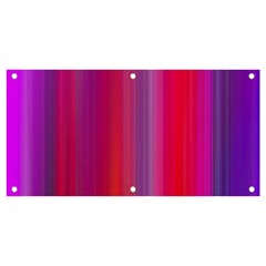 Multicolored Abstract Linear Print Banner And Sign 4  X 2  by dflcprintsclothing