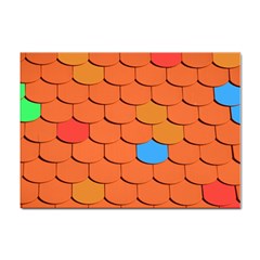 Roof Roofing Tiles  Sticker A4 (10 Pack) by artworkshop