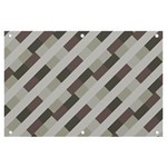 Pale Multicolored Stripes Pattern Banner and Sign 6  x 4  Front